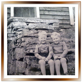 Ove Jan Haugland og Terje Mack 1954