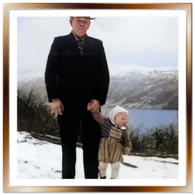 Johan Haugland og Terje Mack, Kaspelbruket på Haugland.