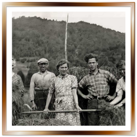 Hesjing Kaspelbruket på Haugland 1946.